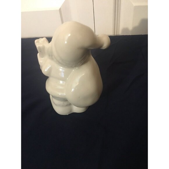 Santa Clause Present Holding Present Ceramic Figurine Made In‎ Brazil 5in - Picture 3 of 6